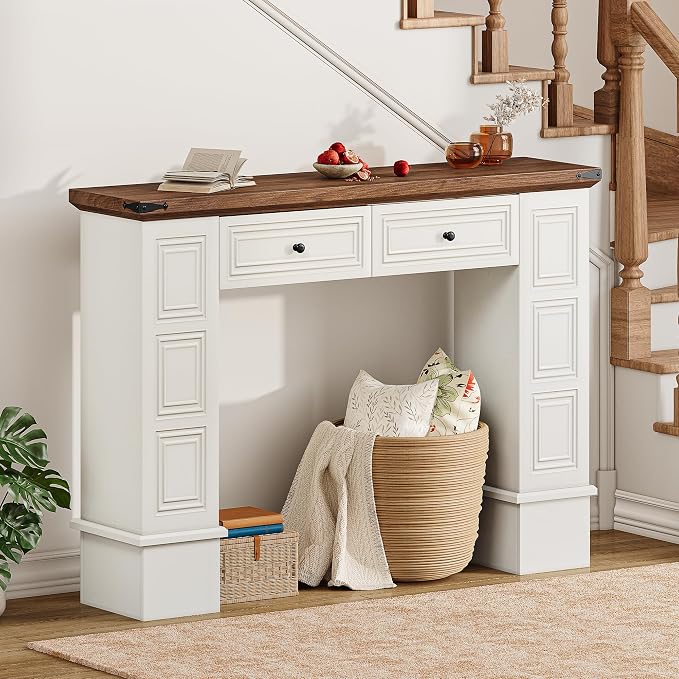 YITAHOME Farmhouse Console Table by YITAHOME