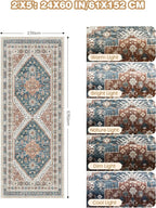 2x5 Rug Runner Non-Slip Washable Rugs - Image 2