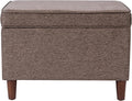 HomePop Home Decor | Dinah Collection Modern Storage Ottoman | Ottoman by HomePop