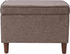 HomePop Home Decor | Dinah Collection Modern Storage Ottoman | Ottoman by HomePop