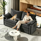 Vesgantti 74" Cloud Couch for Living Room, 2 Seaters Deep Seat Sectional by Vesgantti
