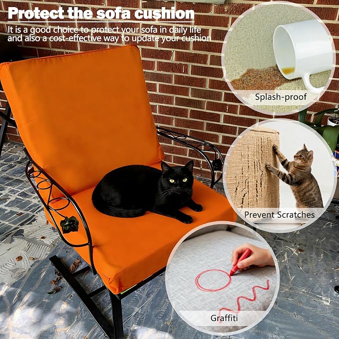 Sqodok Patio Cushion Covers 18x18 inch - Image 7