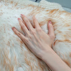 linmopm Faux Fur Sheepskin Rug, 6x9 ft, Rectangle High-Density Cushion - Image 4
