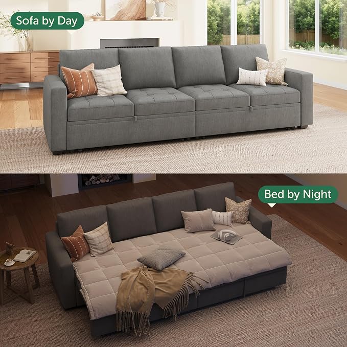HONBAY Modular Sectional Sleeper Sofa - Image 3