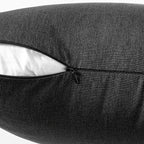 MIULEE Pack of 2 Decorative Outdoor Solid Waterproof Throw Pillow Covers Euro - Image 4