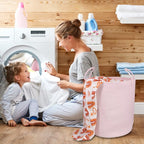 XUANGUO Cotton Rope Laundry Basket Hamper - Image 4