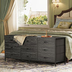 Huuger Long Dresser for Bedroom, 55 Inch TV Stand for 55, 60 Inch TV, - Image 6