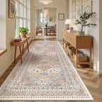 4x12 Runner Rug Non Slip, Washable Hallway Runner Rug, Nursery Room, Soft - Image 3
