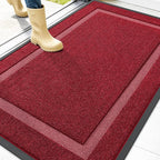 OLANLY Front Door Mat Outside 47x30, All-Season Heavy-Duty Rubber Doormat | by OLANLY