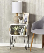 The Lakeside Collection Rustic Wooden Crate End Tables - Image 3