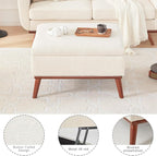 Kingfun 65" W Loveseat Sofa - Image 6