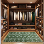 5x7 Area Rugs for Living Room Bedroom, Fluffy Olive Green and White Rug | - Image 7