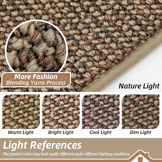 BEQHAUSE Dirt Trapper Door Mat 24" x 36", Non-Slip Washable Doormats, Low - Image 5