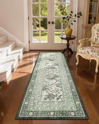 GarveeHome Sage Green 2.5 x 8 Washable Kitchen Runner Rugs Non Slip Provence - Image 4