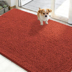 OLANLY Dog Door Mat for Muddy Paws 50x30, Super Absorbent Chenille Mud Mat | by OLANLY