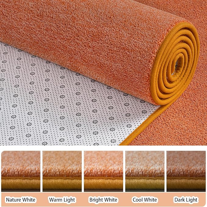 2x10 Runner Rug for Hallway, Long Runner Rugs Non Slip, Non Slip Backing - Image 3