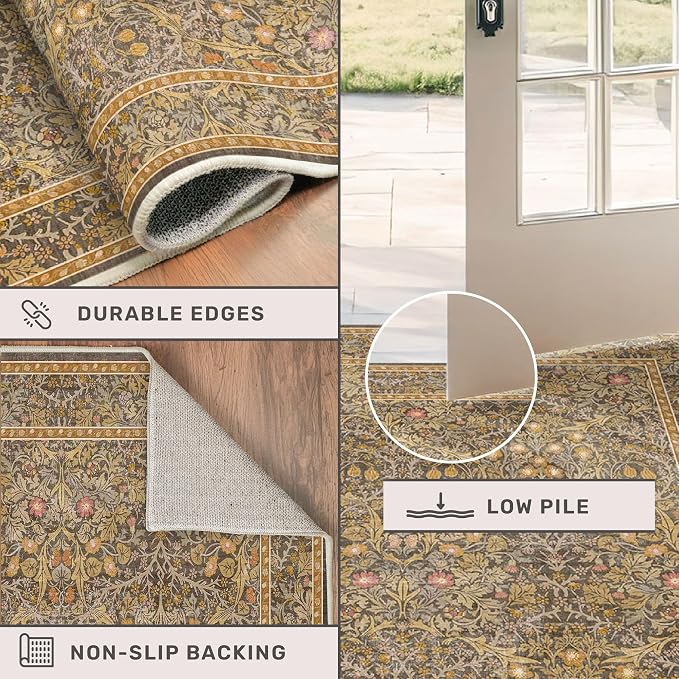 Washable 3x20 Extra Long Runner Rug - Image 4