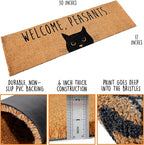 Welcome Peasants Cat Doormat 50x15 Inch, Long - Image 2