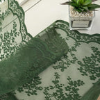 YJ YANJUN Vintage Lace Curtains 84 Inches Long- Country Olive Green Boho Sheer - Image 6