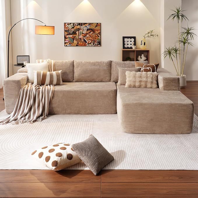 ovios 104" Cloud Boneless Couch by OVIOS