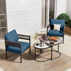 Grand patio 4-Piece Outdoor Conversation Set by GrandPatio
