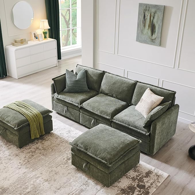 85.83" Modular Sectional Cloud Couches - Image 3
