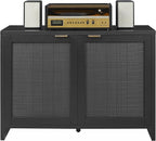 Crosley Furniture Kenji Media Console, Record Player Stand - Image 11