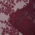 YJ YANJUN Vintage Lace Curtains 72 Inch Length -Dark Maroon Curtains - Image 6