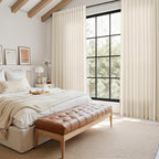 Linen Curtains 84 Inch Length 2 Panels Set - Image 8