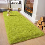 Chicrug Soft Runner Rug for Bedroom Living Room Plush Fluffy Rugs 2x6 | Shag - Image 2