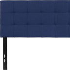 Flash Furniture Bedford Tufted Upholstered Full Size Headboard in Navy Fabric - Image 9