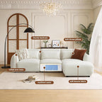 L Shaped Modular Sectional Couch - Image 3