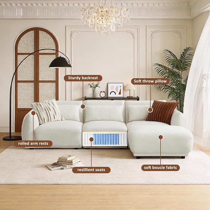 L Shaped Modular Sectional Couch - Image 3