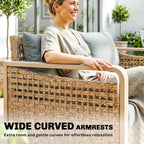 Outsunny Outdoor Patio Couch - Image 5