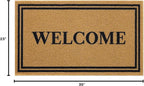 OLANLY Front Door Mat, Low Profile Doormat, Stain and Fade Resistant, - Image 2