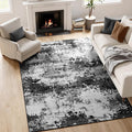 Black Washable Rug 4x6 Entryway Rugs by Acapet