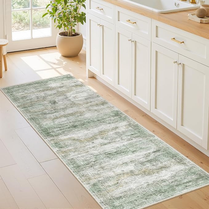 2x6 Runner Rug Non Slip, Washable Hallway Runner Rug, Nursery Room, Soft Runner - Image 4