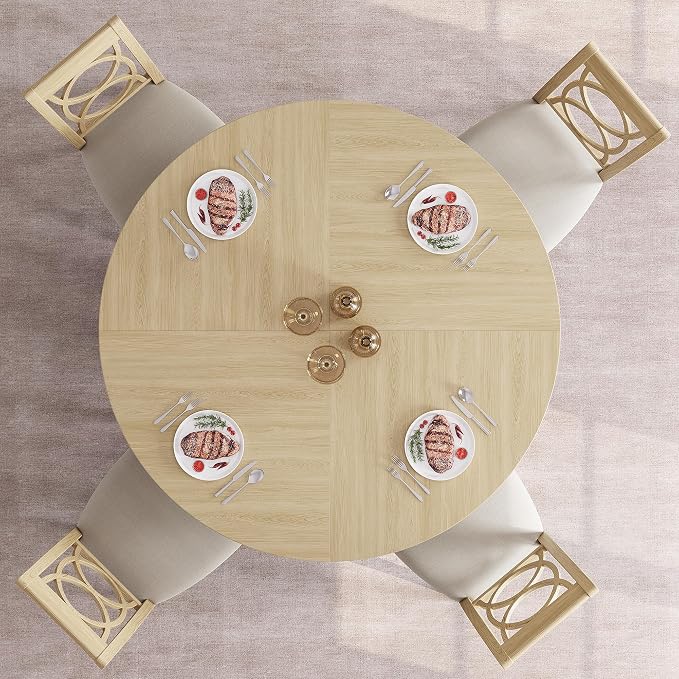 GAOMON 47 Inch Round Dining Table - Image 7