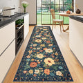 DUKINO 2.6x10 Hallway Runner Rug Washable Kitchen Rugs Non Slip, Low Pile by DUKINO