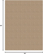 KOZYFLY Washable 3x4 Woven Entry Area Rug, Braided Throw Rugs - Image 2