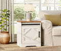 WAMPAT End Table, Pedestal Side Table by WAMPAT