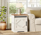 WAMPAT End Table, Pedestal Side Table by WAMPAT