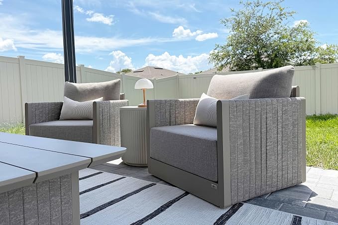 PURPLE LEAF 11 Pieces Patio Conversation Sets - Image 2