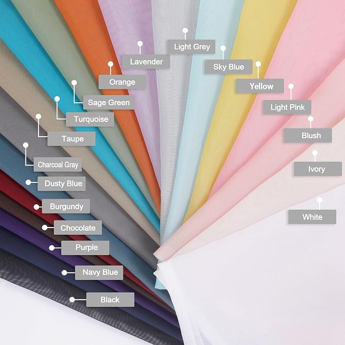 Chyhomenyc Sheer Ivory Valances - Image 6