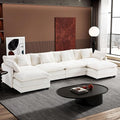 Ihanherry 146" U-Shaped Modern Sofa Modular Sectional Cloud Couch by iHanHerry