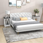 Farmhouse Square End Table, Accent Side Table - Image 9