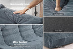 Bean Bag 3-Seater Chair Big Sofa Beanbag Chair - Image 6