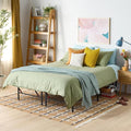 Amazon Basics Bed Frame with Storage, Foldable Metal Platform, Sturdy Steel by AmazonBasics