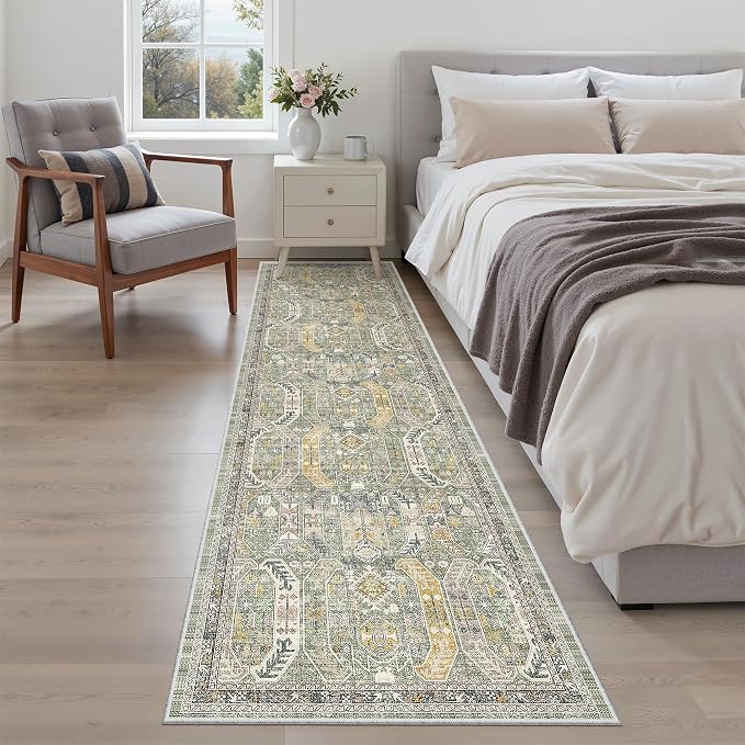 Madane Hallway Runner Rug 2x8 Washable Kitchen Rugs Non-Slip, Soft Ultra-Thin - Image 4