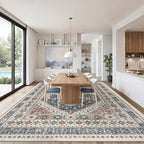 10x14 Area Rugs for Living Room, Large Washable Rug, Dining Room, Low Pile - Image 8